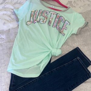 JUSTICE short sleeve top